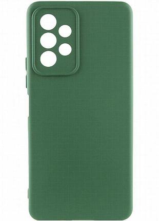 Чехол tpu getman liquid silk full camera для samsung galaxy a23 4g зеленый / dark green