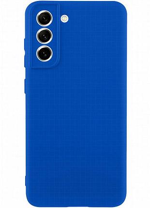 Чехол tpu getman liquid silk full camera для samsung galaxy s22 синий / royal blue