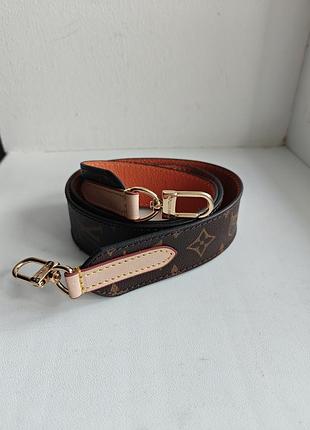 Louis vuitton плечевой ремень кожаный пасок