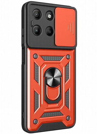 Чехол ummi camshield serge ring для motorola moto g15 4g / g17 / g17 power красный / red
