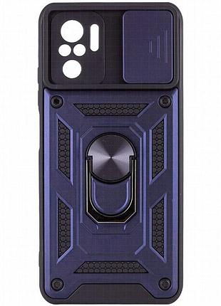 Чехол ummi camshield serge ring для xiaomi redmi note 10 / note 10s / poco m5s синий / navy