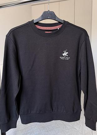 Світшот polo assn чорний, зріст 146-152 см