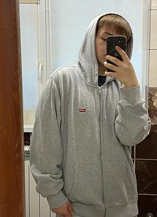Кофта чоловіча levi’s,сіра,розмір l