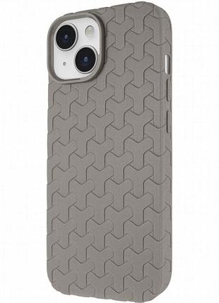 Чехол tpu weaving для apple iphone 12 pro max (6.7") grey