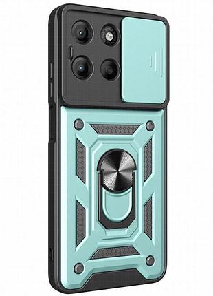 Чехол ummi camshield serge ring для motorola moto g57 power зеленый / green
