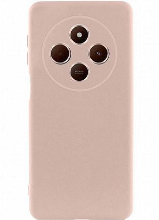 Чехол tpu getman liquid silk full camera для xiaomi redmi 14c / poco c75 розовый / pink sand