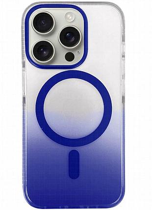 Чехол tpu+pc phantom with magnetic fit для apple iphone 15 pro (6.1") blue