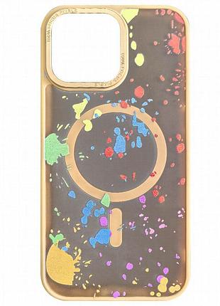 Чехол tpu+pc flush with magnetic fit для apple iphone 11 (6.1") desert gold