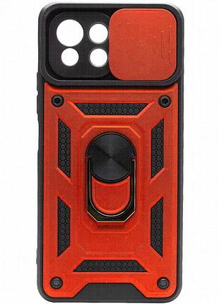 Чехол ummi camshield serge ring для xiaomi mi 11 lite красный / red