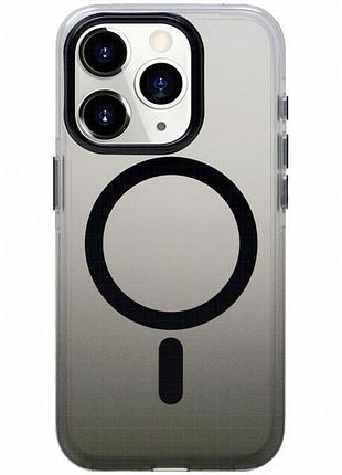 Чехол tpu+pc shadow with magnetic fit для apple iphone 14 pro (6.1") black