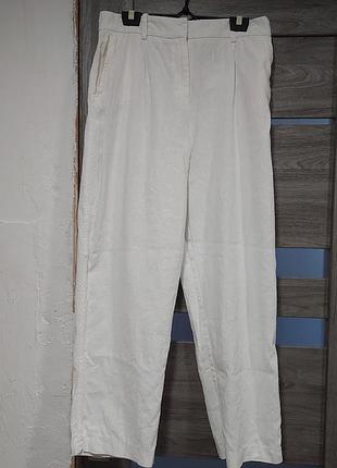 Брюки лен+вискоза zara