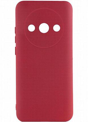 Чехол tpu getman liquid silk full camera для xiaomi redmi a3 бордовый / marsala