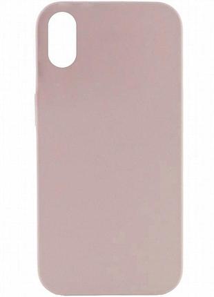 Чехол silk full protective (aa) no logo для apple iphone x / xs (5.8") серый / lavender