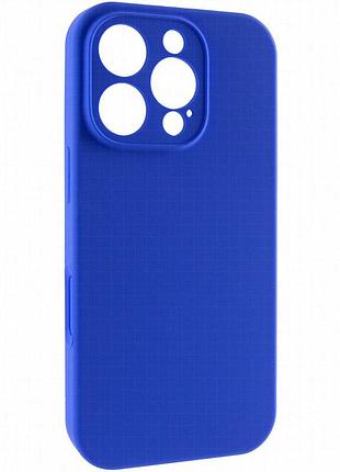 Чехол silk full camera protective (aa) no logo для apple iphone 16 pro max (6.9") синий / capri blue