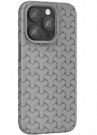 Чехол tpu weaving для apple iphone 14 pro max (6.7") grey