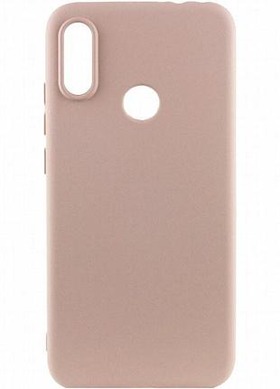 Чехол tpu getman liquid silk для huawei p smart+ (nova 3i) розовый / pink sand