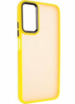 Чехол tpu+pc lyon frosted для motorola moto g54 orange