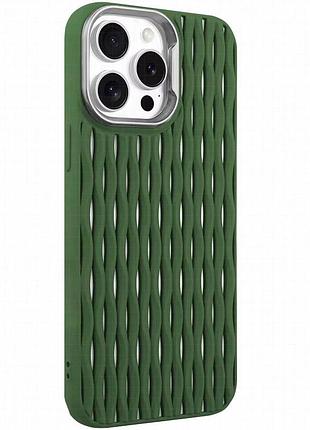 Чехол tpu ribbio для apple iphone 14 pro (6.1") green