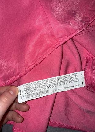 Рожева літня міні сукня zara 7