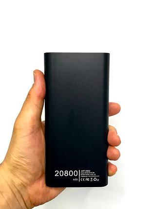 Хіт! металевий повербанк 20800 mah m8 power bank алюмінієвий корпус, новий