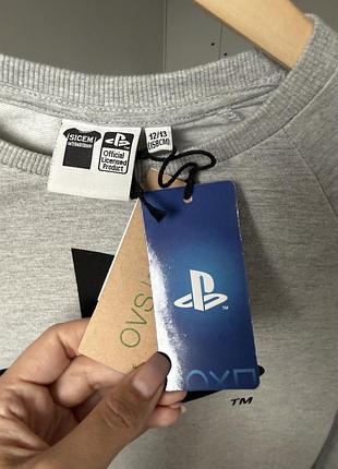 Реглан для підлітків play station сірий 7