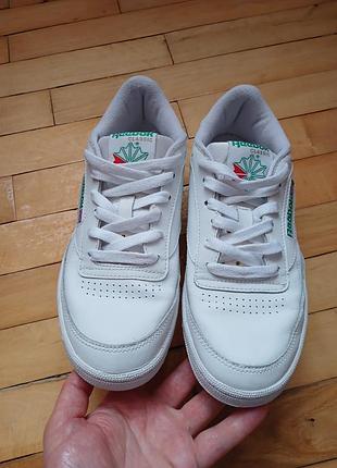 Кожаные кроссовки reebok classic 2