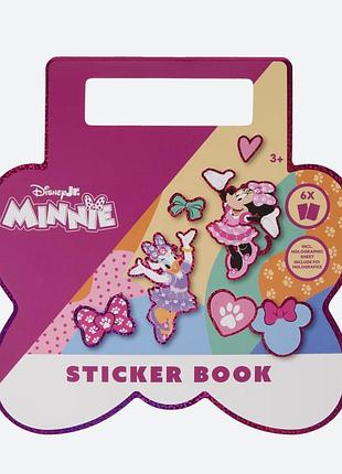 Дитяча книга наліпок disney minnie mouse — стікери для дівчаток