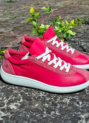Женские кожаные кроссовки ecco soft zero w, 36р.