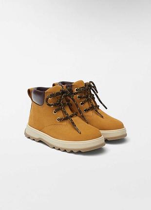 Шкіряні черевики zara 14.5см 15.5см 16см 16,5см