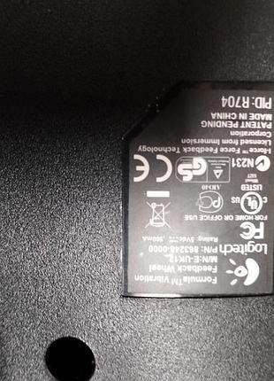 Ігрова приставка logitech formula tm vibration feedback wheel