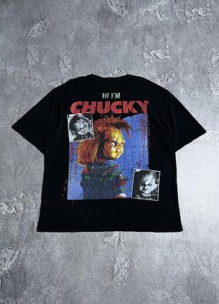 Футболка мерч primark chucky l розмір оригінал стан ідеал чорна чоловіча