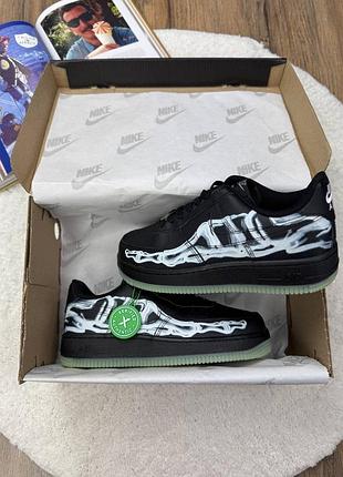 Кросівки жіночі та чоловічі найк nike air force low skeleton