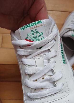 Кожаные кроссовки reebok classic 5