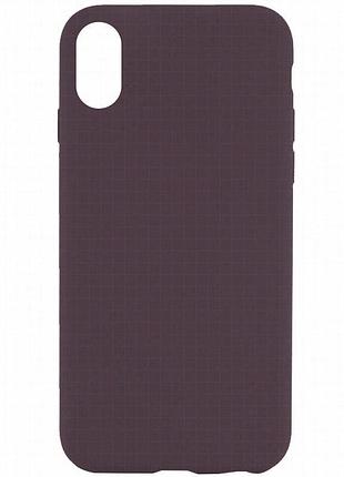 Чехол silk full protective (aa) no logo для apple iphone x / xs (5.8") фиолетовый / elderberry