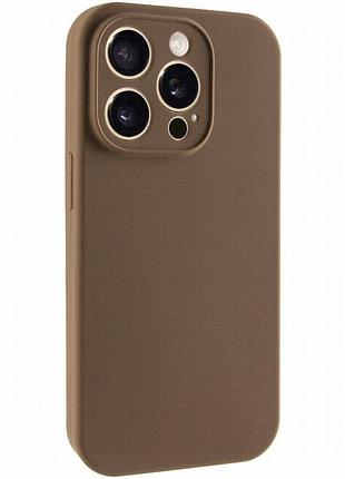 Чехол silk full camera protective (aa) no logo для apple iphone 13 pro max (6.7") коричневый / brown