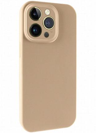 Чехол silk full camera protective (aa) no logo для apple iphone 14 pro max (6.7") бежевый / desert gold