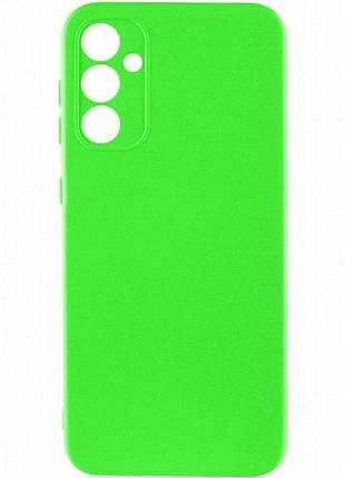 Чехол tpu getman liquid silk full camera для samsung galaxy a55 салатовый / neon green