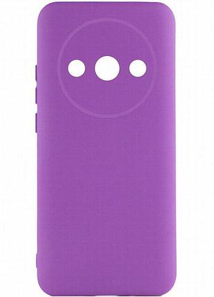 Чехол tpu getman liquid silk full camera для xiaomi redmi a3 фиолетовый / purple