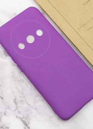 Чехол tpu getman liquid silk full camera для xiaomi redmi a3 фиолетовый / purple 3