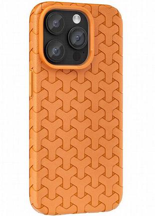 Чехол tpu weaving для apple iphone 14 pro (6.1") orange
