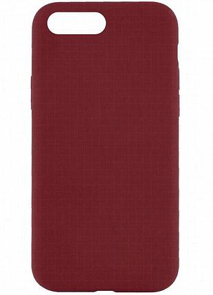 Чехол silk full protective (aa) no logo для apple iphone 7 plus / 8 plus (5.5") бордовый / plum