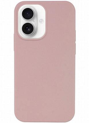 Чехол silk full protective (aa) no logo для apple iphone 16 plus (6.7") розовый / pink sand