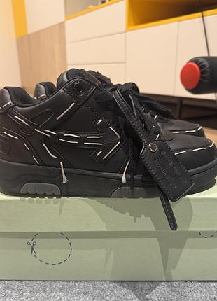 Кросівки снікерси чорні off-white out of office на 41 / 42 розмір
