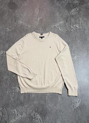 Світшот tommy hilfiger xl розмір оригінал стан чудовий бежевий чоловічий
