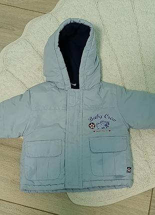 Куртка для хлопчиків baby crew тепла блакитна