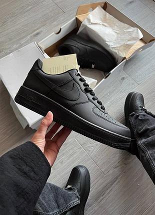 Кроссовки женские и мужские найк nike air force 1 07 black