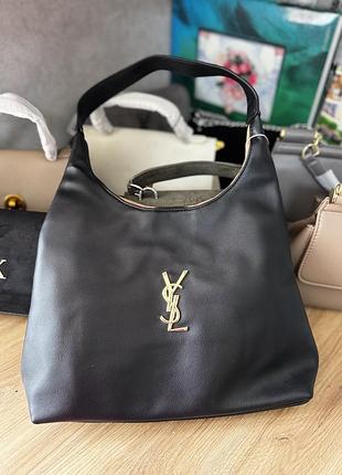 Сумка жіноча ysl в чорному кольорі