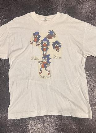 Чоловіча футболка supreme sonic 90х