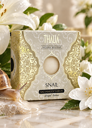 Мило thalia natural skin soap snail з муцином равлика