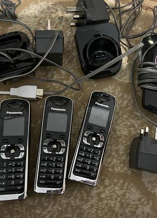 Радіотелефон panasonic kx-tg8321 dect (комплект: 3 трубки + бази)